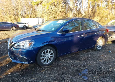 2019 Nissan Sentra Sv z USA, uszkodzony, nr VIN 3N1AB7AP3KY206203